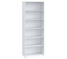 Bibliothèque / Étagère H. 198 X L. 74 Cm Décor Blanc - Maria