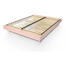 Sommier À Lattes Kit France 2 Places, Couleur: Rose Pastel, Dimensions: 140x190