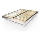 Sommier À Lattes Kit France 2 Places, Couleur: Gris Aluminium, Dimensions: 160x200