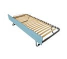 Tiroir Lit Sommier Relevable Pin, Couleur: Bleu Pastel, Dimensions: 90x190