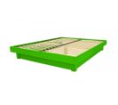 Lit Plateforme Bois Massif Pas Cher, Couleur: Vert, Dimensions: 160x200