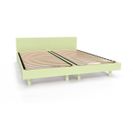 Lit Twin Bois Massif, Couleur: Vert Pastel, Dimensions: 90x190