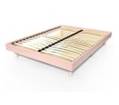 Sommier À Lattes Kit Noé Bois - 2 Places, Couleur: Rose Pastel, Dimensions: 160x200