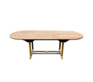 Table De Jardin Ovale Extensible 10 Places En Teck Brut Kajang