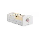 Lit Enfant Sam+ Tiroir De Rangement 140x70 Cm Lune Avec Matelas