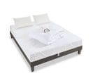 Pack Eupraxie 160x200 Cm Matelas Mousse + Sommier Bois + Accessoires