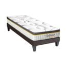 Literie Ensemble Bellecour 3.0 90x190 Cm Matelas Ressorts  + Sommier Bois Ferme