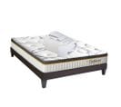 Bellecour Literie Pack Bellecour 3.0 180x200 Cm Matelas Ressorts + Sommier Bois + Accessoires