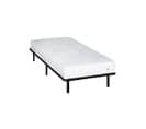 Ensemble Klo 90x200 Cm Matelas Mousse Haute Densité + Sommier Métal