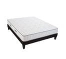 Ensemble Cristal 160x200 Cm Matelas Mousse + Sommier Bois