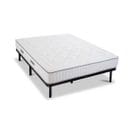 Ensemble Cristal 160x200 Cm Matelas Mousse + Sommier Métal