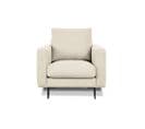 Fauteuil Caruso Tissu Beige - 1 Place