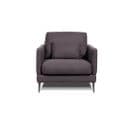 Fauteuil Splendido Tissu Gris Foncé - 1 Place