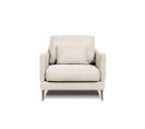 Fauteuil Splendido Tissu Beige - 1 Place