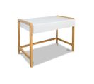 Bureau Enfant Blanc Et Bois - Victor