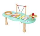 Pop Table Musicale En Bois Enfant Jouet D'éveil Musical Montessori Collection Animaux De La Forêt