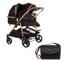 Duo Smart Poussette Jumeaux Ou Enfants Rapprochés Largeur 79 Cm    Noir   Sans Cosy