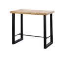 Bodega - Table Haute Acier/bois L 120