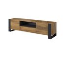 Willow - Meuble TV - Bois Et Gris - 180 Cm - Style Industriel