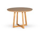 Estrella - Table à Manger Ronde - Bois - 110 Cm