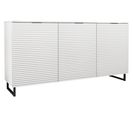 Barbara - Buffet Bas - Blanc - 150 Cm