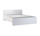 Hayato - Lit - 160x200 - Sommier Inclus - Bois Et Blanc