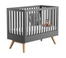 Lit Bébé 60x120 Nature - Gris