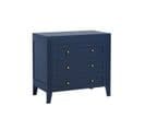 Commode 3 Tiroirs Milenne - Bleu