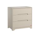 Commode 3 Tiroirs Ova - Beige