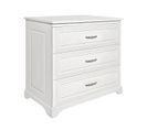 Commode 3 Tiroirs Melody - Blanc