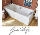 Pack Baignoire Droite 180 X 90 Jacob Delafon Odéon Up + Pare Bain 1 Volet Chromé + Tablier En Niche