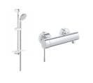 Grohe - Mitigeur Douche Essence Et Douchette + Barre De Douche + Porte Savon Tempesta