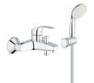 Grohe Mitigeur Bain Eurosmart + Ensemble De Douche Tempesta