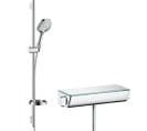 Hansgrohe Ensemble De Douche Raindance Avec Mitigeur Thermostatique Ecostat Select