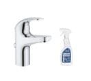 Grohe Mitigeur Start Curve Taille S Chromé + Nettoyant Robinetterie Grohclean