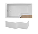 Pack Baignoire Bain Douche 150 X 80 Jacob Delafon Neo Version Gauche + Tablier