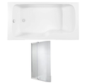 Baignoire Bain Douche Jacob Delafon Malice Antidérapante + Pare Bain 160 X 85, Version Gauche