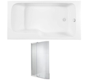 Baignoire Bain Douche Jacob Delafon Malice Antidérapante + Pare Bain 160 X 85, Version Droite