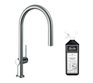 Robinet De Cuisine Avec Douchette Hansgrohe Talis M54 210 Sbox Chromé + Nettoyant Briochin