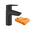 Mitigeur Lavabo Start Noir S + Microfibre