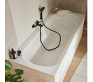 Pack Baignoire Droite 170 X 75 Jacob Delafon Elise + Tablier Niche + Mitigeur Bain Aimé Noir + Pare