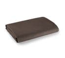 Drap Plat 1 Place Et 2 Places 100% Coton/57 Fils/cm² - Choco - 240 X 300 Cm Pour Lit 2 Places