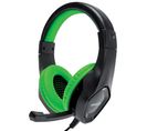 Casque Pro Gamer Ams H888 Green 40mm Power Bass Avec Micro Intégré, Réglage Volume