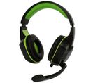 Casque Pro Gamer Basic Ams H555 Vert LED - 40mm Power Bass Avec Micro Intégré, Réglage Volume