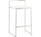 Tabouret De Bar Minimaliste Assise Blanc H Assise 65cm