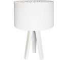 Lampe De Chevet Enfant Trépied Blanc Abat Jour Multicolore