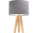 Lampe De Chevet Bois Clair 30x30x46cm