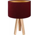 Lampe De Chevet Bois Clair 30x30x46cm