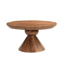 Bombay-table Basse Ronde Diam80 Cm En Bois De Manguier Massif