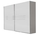 Armoire De Rangement Coloris Blanc - Dim : 225 X 210 X 65 Cm